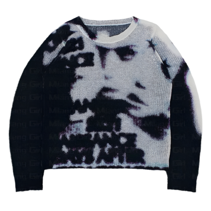 Vinatge Fade Knit "Selection" Sweater