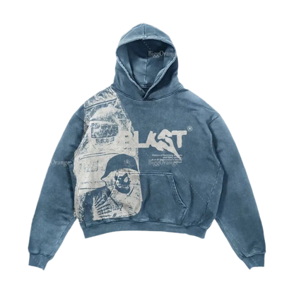 Blast Fade Streetwear Y2K Hoodie